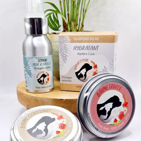 Pack routine chien avec shampoing solide hydratant