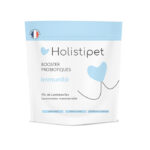 Sachet de probiotiques pour chiens bleu et blanc Holistipet