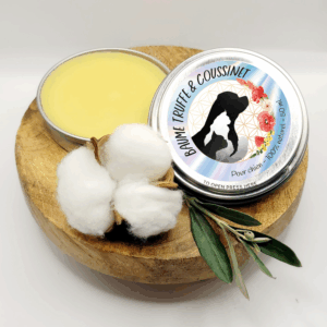 Boite de baume de soin naturel truffe & coussinet